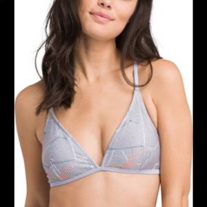 PrAna Kelani Bikini Top Grey Jiggy Size XL